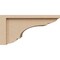 Ekena Millwork 7"W x 14"D x 7"H Wide Bryant Rough Cedar Woodgrain TimberThane Corbel, Primed Tan CORUR07X14X07BRYRCPR - alternate 3